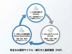 安全なAI運用のサイクル