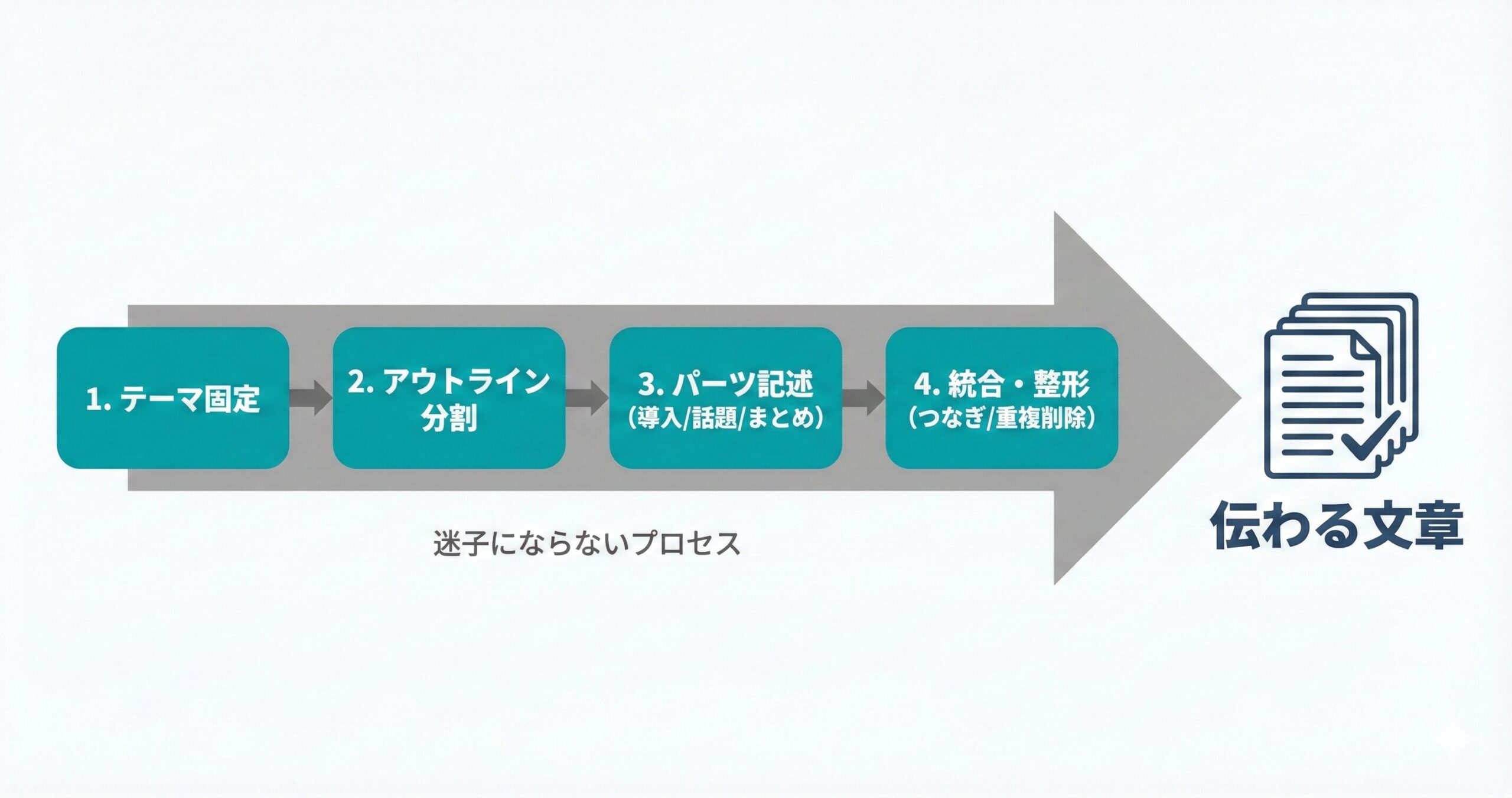 長文を書く際の手順